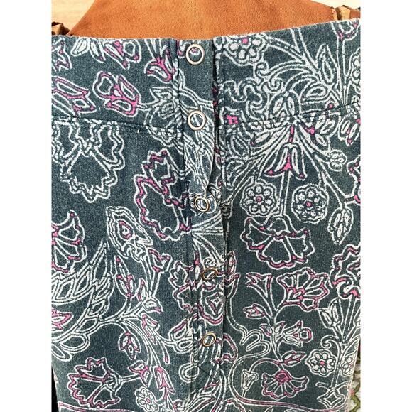 Daily Practice Sz S Puff Sleeve Sweatshirt Green Crewneck Boho Boxy Casual Comfy - Picture 10 of 14